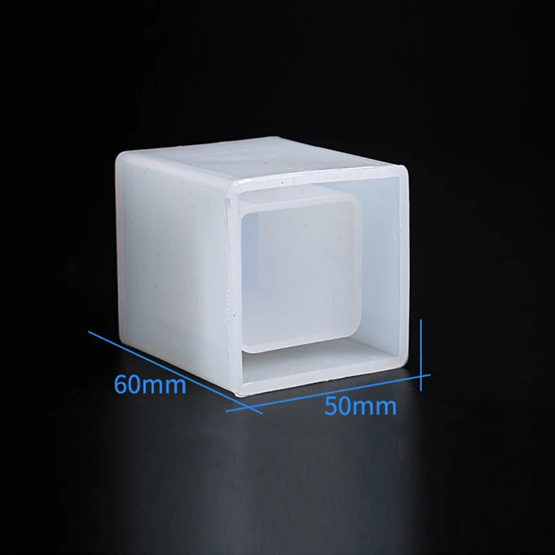DIY Silicone Jewelry Box Mold Heart Hexagon Flower Storage Boxs Molds with Lid Epoxy Resin Mould Casting Crafting Macking Tool