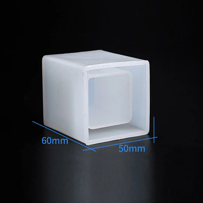 DIY Silicone Jewelry Box Mold Heart Hexagon Flower Storage Boxs Molds with Lid Epoxy Resin Mould Casting Crafting Macking Tool