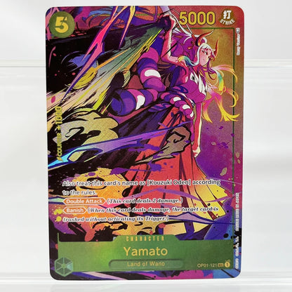 English Version Anime One Piece OPCG Card Nami Straw Hat Crew/Yamato Land of Wano Game Anime Collection Proxy Cards