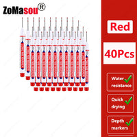 20mm Red 40pcs