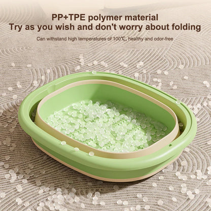 1Pcs Foldable Home Foot Bath Bucket Portable Foot Soak Foot Tub Massage Foot Wash Leisure Health Bucket Foot Bath Basin
