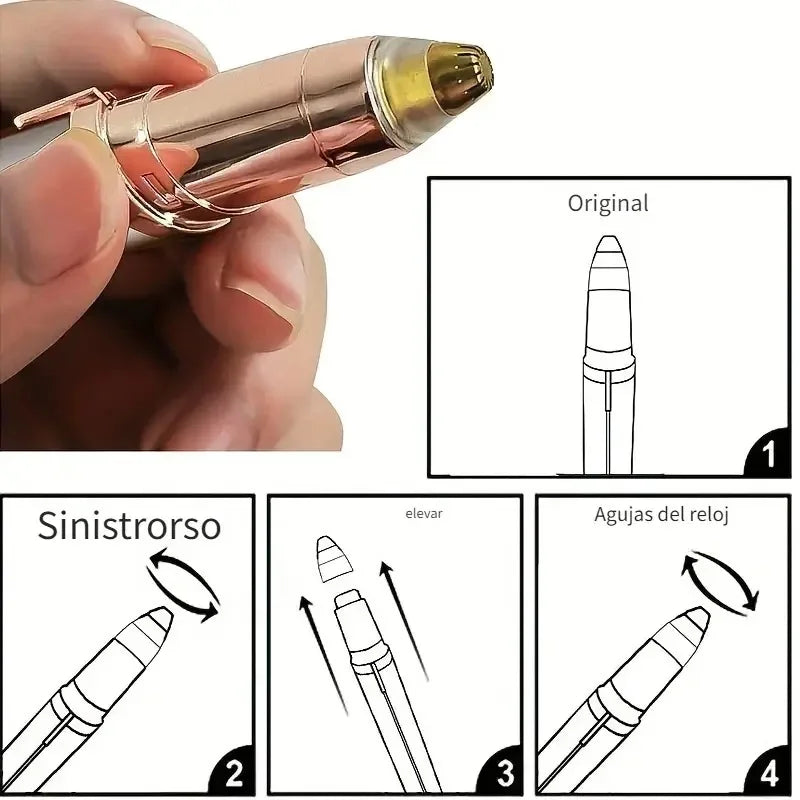 USB rechargeable eyebrow trimmer, nose and ear clipper, portable electric nose clipper, mini compact design