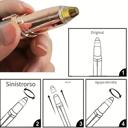 USB rechargeable eyebrow trimmer, nose and ear clipper, portable electric nose clipper, mini compact design