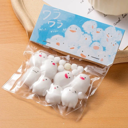 Cute Warawara Creative Pinch Toys Anime Figure Plushie Dolls Stuffed Toys Ornament For Kids Birthday Gifts