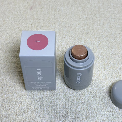 Rhode Highlight Stick Shiny Fine Glossy Cheekbones Four Colors Cheeks Brightening Bronzo Ssunlight Pearl Rose Lip Stick Makeup