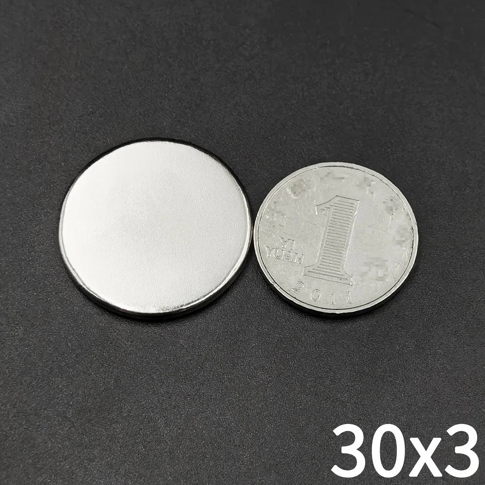30x3 Neodymium Magnet 30mm x 3mm N35 NdFeB Round Large Super Powerful Strong Permanent Magnetic imanes Disc 30*3 mm