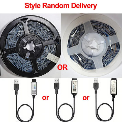 Bluetooth LED Lights Strip 5050 Smart APP Remote Control Flexible Diode Lamp RGB Tape Backlights Game Room Christmas Decoration