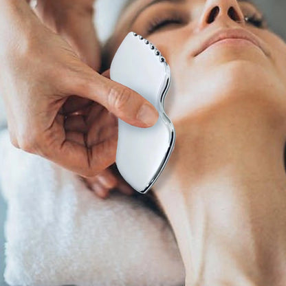 Stainless Steel Gua Sha Facial Tools Metal Detail Gua Sha Massager Face Guasha Face Sculpting Tool Facial Massage Skin Care Tool