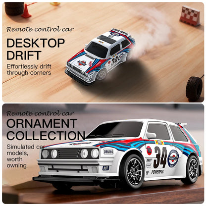 4WD RC Drift Car 1:43 Remote Control Cars Truck 4x4 Racing Drifting 2.4G Radio Mini Vehicle Model Toy Gift for Adults Kids Boys