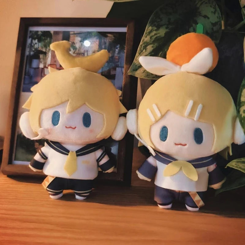 Hatsune Miku Plush Toys Keychain Kagamine Len Rin Backpack Anime Peripheral Cute Stuffed Doll Bags Decoration Girl Birthday Gift