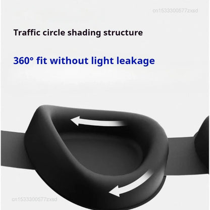 Dreamlight 3D Travel Eye Mask Sleep Blackout 3D Stereoscopic Aid Portable Adjustable Concave Molded Sleeping Eye Mask