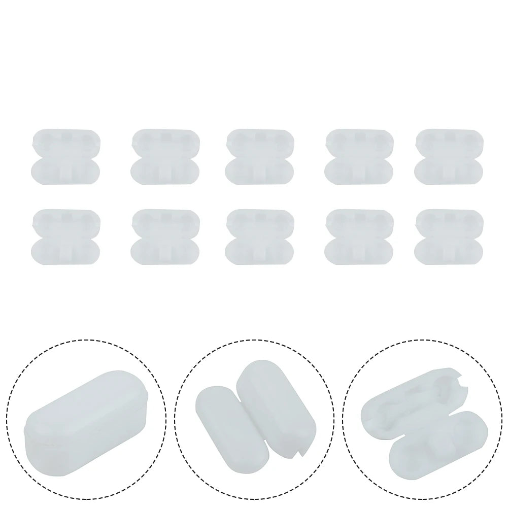 10pcs Plastic Roller Blinds Pull Cord Connector Curtain Chain Connector For Vertical Blinds Joiners Spare Tool Replacement