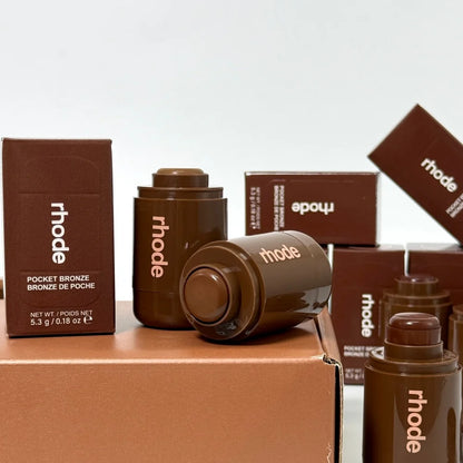 Rhode New Arrival Pocket Bronze Coutour Stick Face Blush  Cheek Long Lasting Hydrating Face Highlighter Blush Bronzer Sculpting