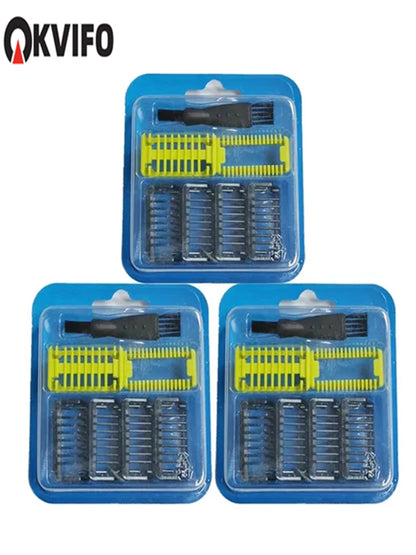 KVIFO Guide Comb Guards for  One Blade QP2520 QP2530 QP2620 QP2630 QP6510 QP6520 Face Hair Clippers Beard Trimmer Shaver