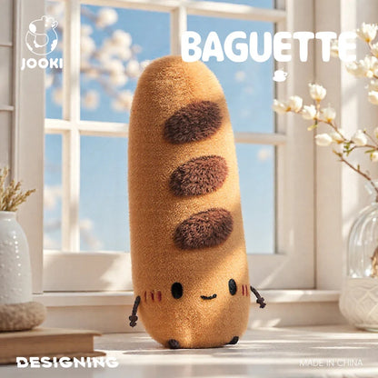 Cute Bread Plush Toys Croissants Toast Fluffy Soft Doll Realistic Decorative Ornaments Good Company Birthday Gifts For Children