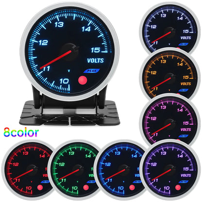 Universal Auto 12V 52mm 8 Color Racing Car Oil Pressure Water Oil Temp EGT Exhaust Temp Turbo Boost Tachometer Gauge Meter