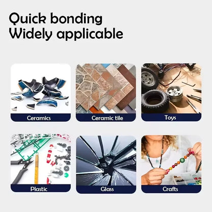 Brand-new Upgraded 401 Super Cyanoacrylate Glue Instant Drying In 5 Seconds Waterproof Stable and Versatile Bonding Tool