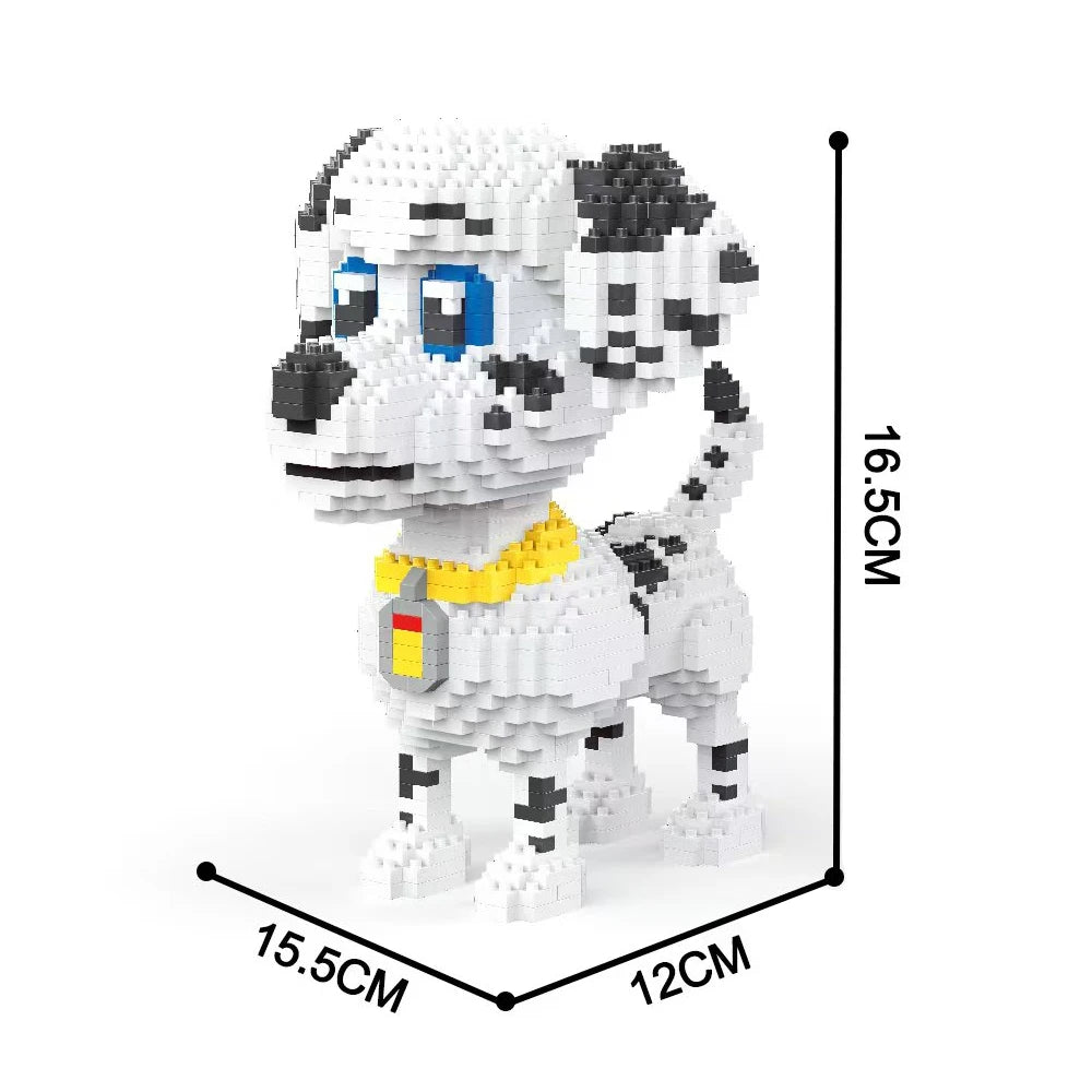 Knew Built Schnauzer Dog Model Micro Mini Building Blocks Toy Perfect Toy for Pet Enthusiasts Lovely Display Piece Dachshund Pet