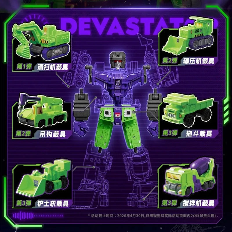 Blokees Transformation Optimus Shockwave Prime Megatron Starscream Bumblebee Anime Figure Robot Assembly Toys Blind Box Gifts