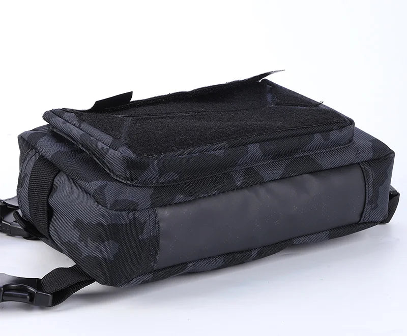 Tactical Chest Vest Bag Backpack Front Rig Pouch Outdoor Camping Cycling Hiking Hunting Climbing Fishing Lure Travel Fanny Pack