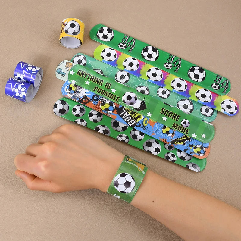 Soccer Party Favors Football Theme Bracelets Keychain Pin Ball Maze Game Toys Kids Birthday Party Pinata Fillers Christmas Gift