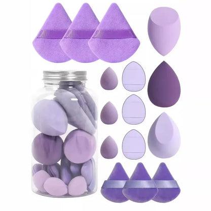 12pcs/15pcs Makeup Sponge Beauty Egg Cosmetic Blender Super Soft Foundation Sponges Powder Puffs Women Make Up Tools Accessories