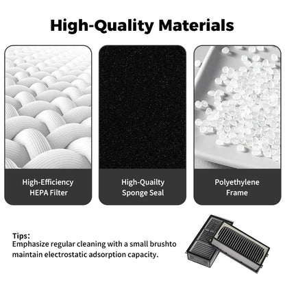 For Dreame Main Side Brush Hepa Filter Mop Rags Dust Bag X50 Pro/X50 Ultra/X50Master/L40S Pro Ultra/L50 Pro Ultra/MOVA V50 Ultra