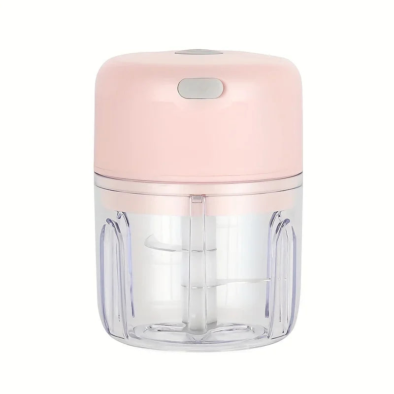 2027 250ml Mini Rechargeable Garlic Chopper Meat Grinder Durable and Sturdy Suitable for Crushing Garlic Chili Onions Minced Mea