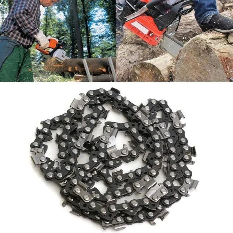 2pcs 12/14/16 Inch Metal Chainsaw Chain 45/52/56 Drive Electric Saw Accessory Replacement Chainsaw Saw Chain