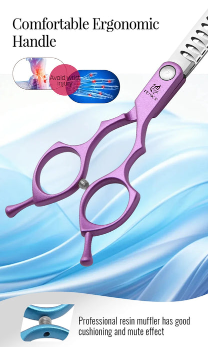 Fenice 6.5 Inch Professional Dog Grooming Scissors Set Kits Straight&Thinner&Curved Grooming Shears Tool Set tesoura wmark