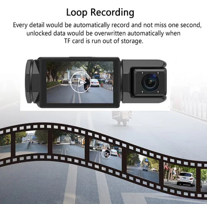 3LENS WIFI Dash Cam Car Camera 1080P Video Recorder Car DVR 2Len Front Options Rear View Camera Night Vision Car Accessories