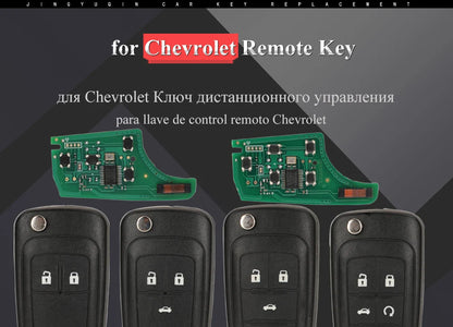 jingyuqin 2/3/4/5 Buttons Car Remote Key DIY for OPEL/VAUXHALL Astra J Corsa E Insignia Zafira C 2009-2016 315 / 433MHz PCF7937E