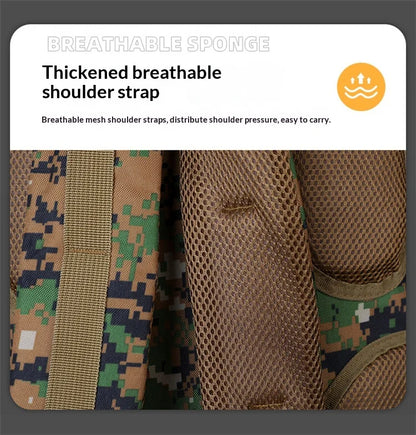 Homefish 80L/100L Large Mountaineering Backpack Outdoor Climbing Bag Tactical Rucksack Hiking Camping Travel Backpack