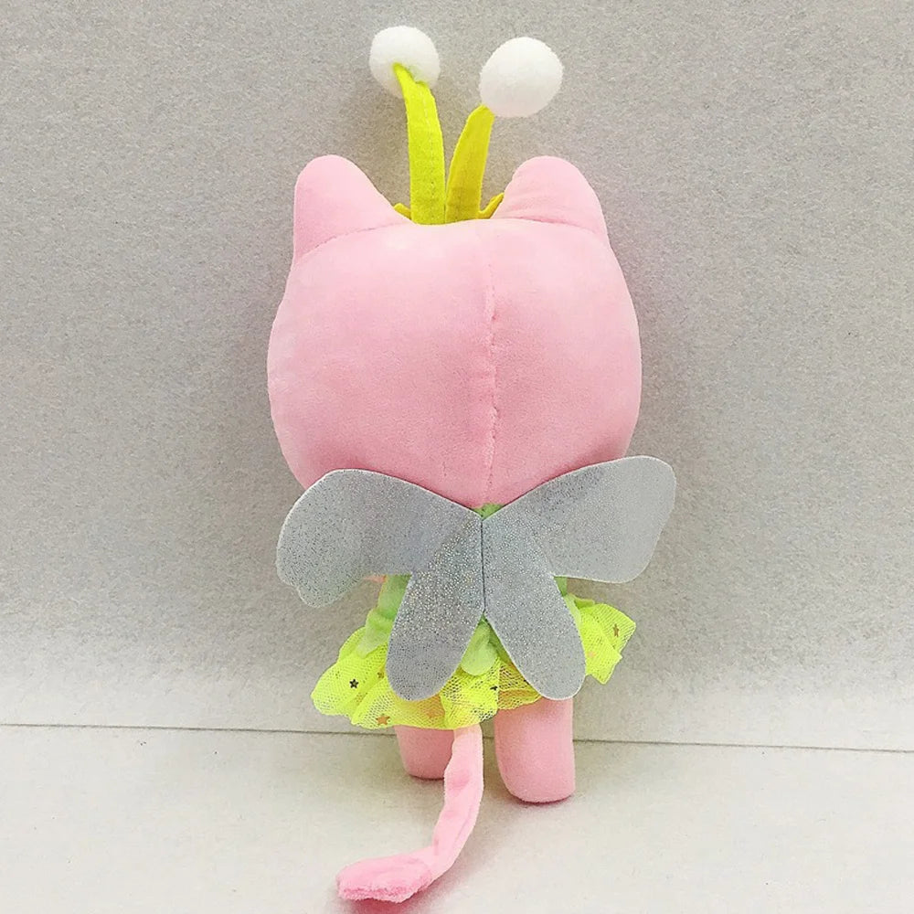 25cm 7-piece Gabby doll house plush toy cartoon stuffed animal mermaid cat mermaid plush doll children's Christmas gift