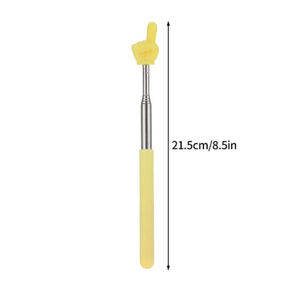 1pPointer Finger Stainless Steel Reading Sticks Telescopic Reading Finger Teaching Aids Gift for Teachers Pointer Finger Stick