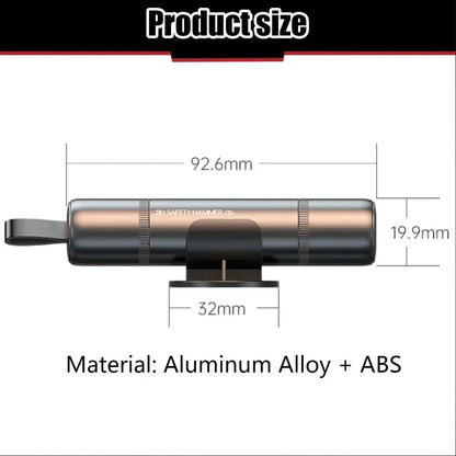 2025 New 2-in-1 Mini Car Safety Hammer Car Glass Window Breaker Escape And Rescue Tool With Seat Belt Cutting Tool Car Parts