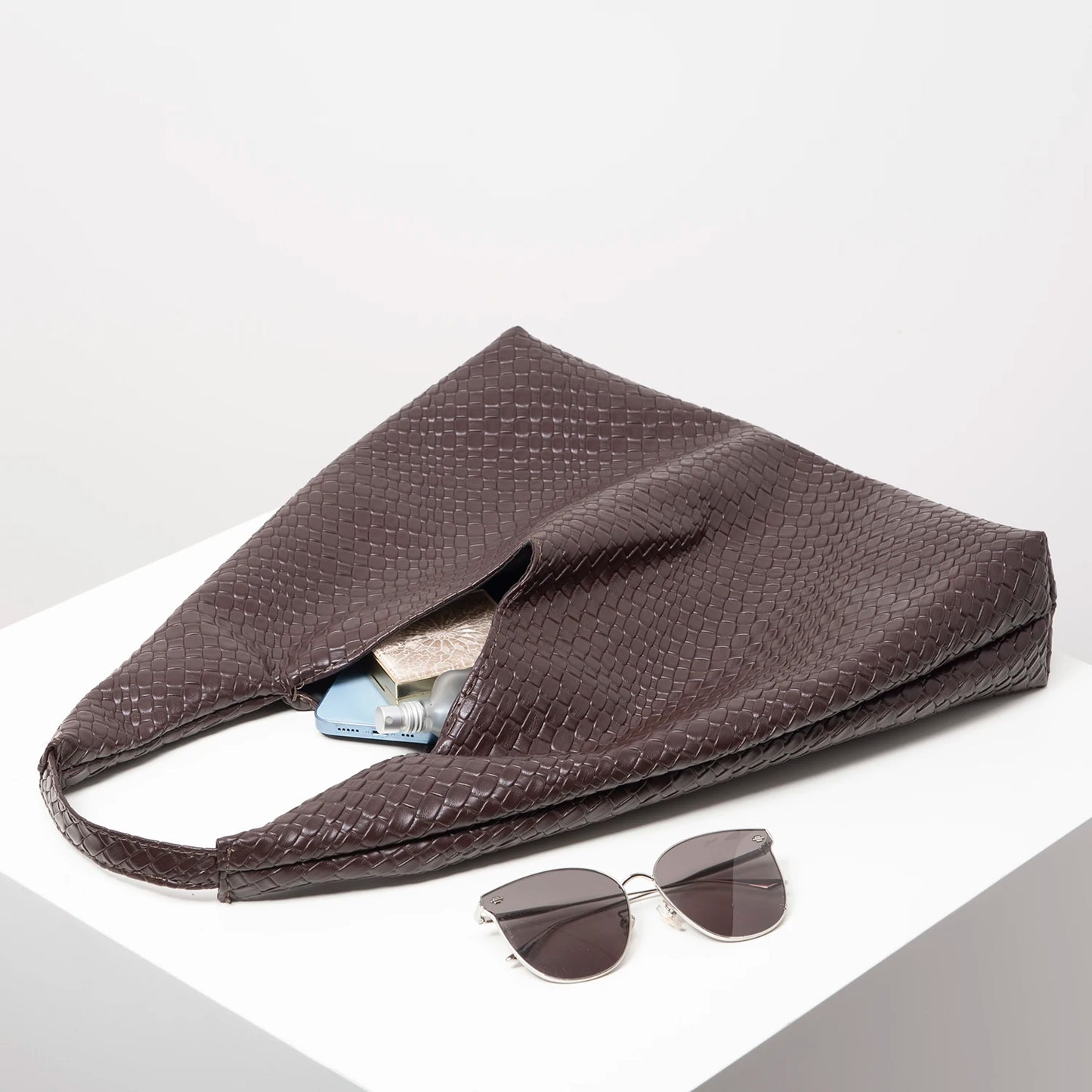 Simple Retro Shoulder Bag, Minimalist Hobo Bag, Work Bag for Women, Large Tote Bags for Ladies, Elegant Ladies' Bag, Grocery Bag