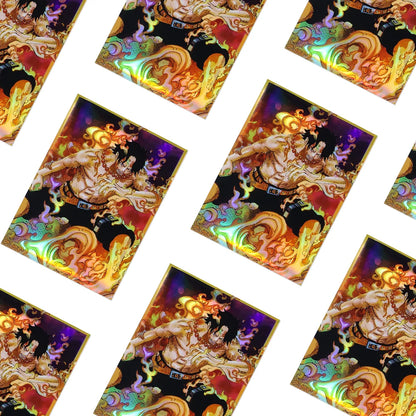 60Pcs 67x92mm Anime One Piece Card Sleeves Ace Luffy Zoro Shanks Empress Nami OPCG PTCG /MTG/PKM Trading Cards Protector Case