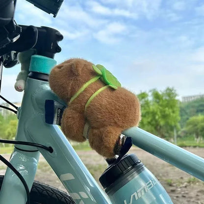 Capybara Clap Circle Toys  Capybara Plush Hand Ring Wristband Kawaii Stuffed Animal Doll Curtains Bicycle Party Decor Kids Gift