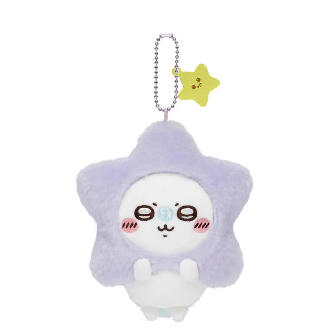 Star Wish Series Plush Keychain – Cute Usagi Hachiware Flying Squirrel Stuffed Toy Five-Pointed Star Pendant Gift
