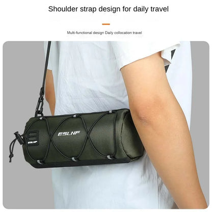 ESLNF Bicycle Bag Waterproof Storage Bag Outdoor MTB Large Capacity Riding Handlebar Bag Mountain Bike Head Bag