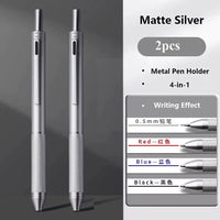 2pcs Matte Silver