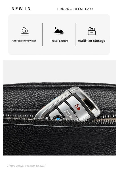 Women Crossbody Bag Multi Space Fashion Design Sense Large Capacity PU Material Lightweight Single Shoulder Bag