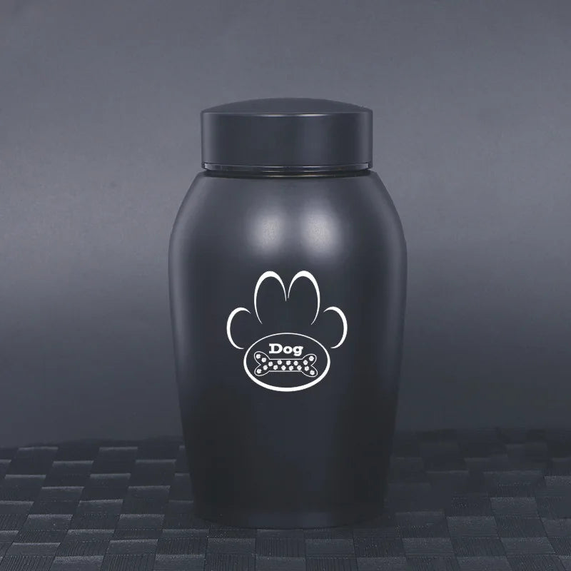 2025 Stainless Steel Dog Ashes Urn Dog Cat Bird Mouse Cremation Ashes Urn Pet Souvenir Jar Sealed Funeral for Dogs Supplies
