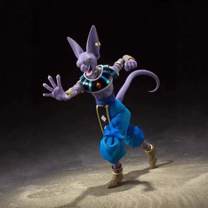 Hot Anime Figure Shf Dragon Ball Z Beerus Super God of Destruction Action Figures PVC Collection Model Toy For Children Gift