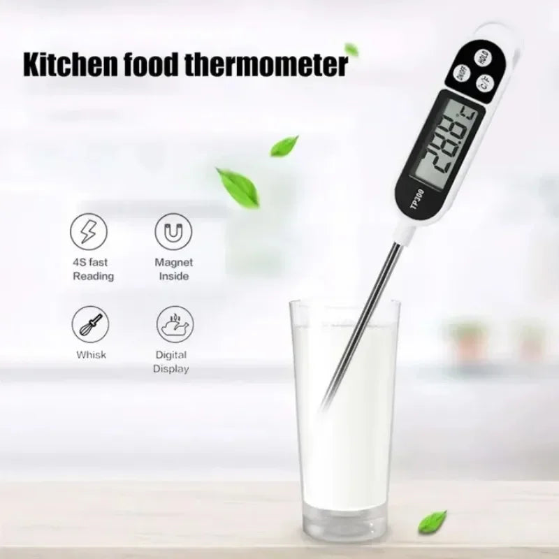 Food Thermometer TP300 Digital Kitchen Water Oil Thermometer for Meat Cooking Food Probe BBQ Electronic Oven Kitchen Tools
