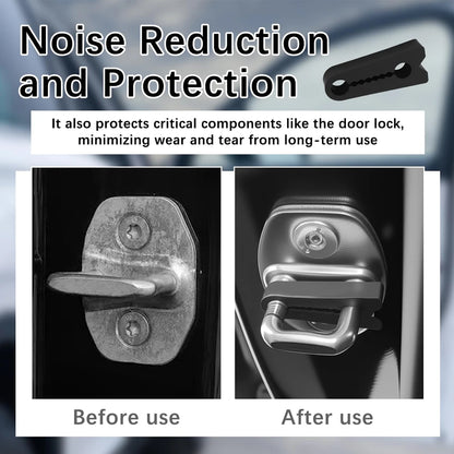 4/8pcs Car Door Shock Absorber Universal Car Door Buckle Soundproof Deadener Damper Cushion Anti-Vibration Buffer Pad