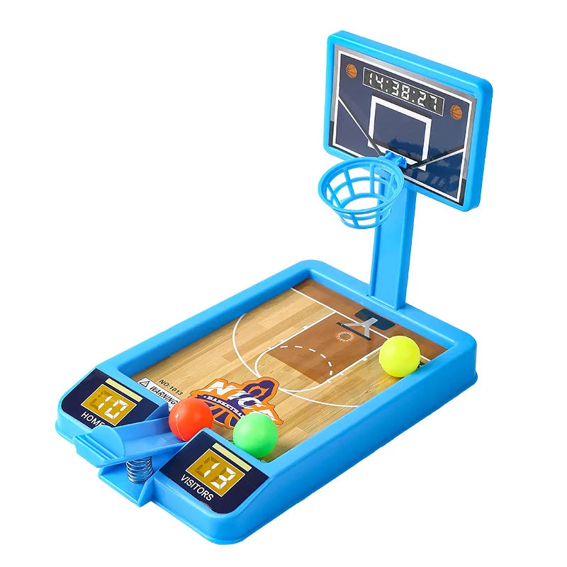 New Shooting Game Machine Mini Basketball Rack Shooting Machine Interaction Indoor Leisure Educational Toy