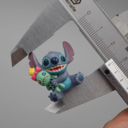1set Stitch Cartoon Toy Doll Have 6 Different Dolls Give Away Boyfriend Anime Doll Necklace Pendant Birthday Gift Christmas Gift