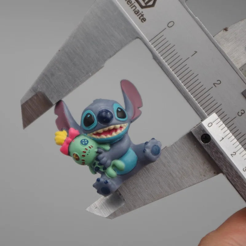 1set Stitch Cartoon Toy Doll Have 6 Different Dolls Give Away Boyfriend Anime Doll Necklace Pendant Birthday Gift Christmas Gift